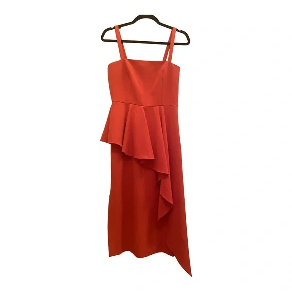 milly red dress Milly Women's Val Pleated Mini Dress | Red